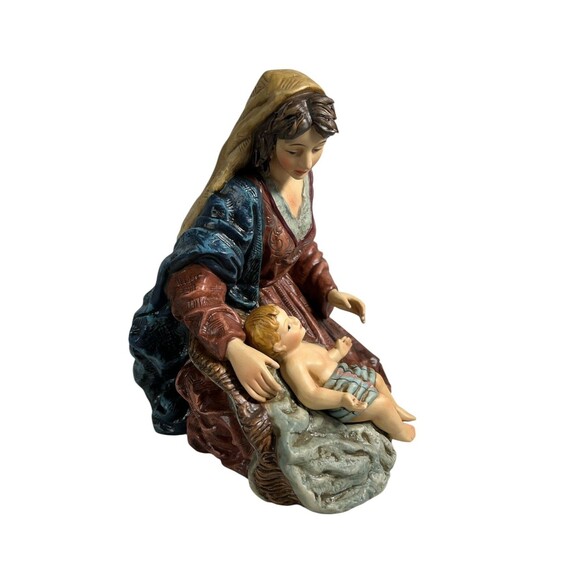 Vintage Grandeur Noel Nativity Set Replacement Piece O’Well Figurine Mary & Baby - Picture 15 of 16